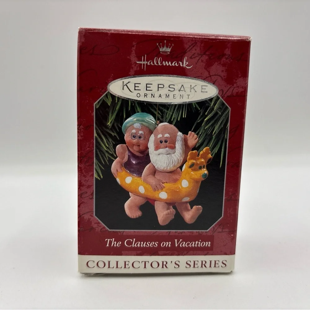 Hallmark Keepsake Ornament 1998 The Clauses On Vacation 2nd In The Series